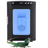 Garvee 25 L Incubator, Portable Reptile Science Laboratory Incubator, Temperature Controlled 5°C-60°C, for Small Reptiles（Black） - Black