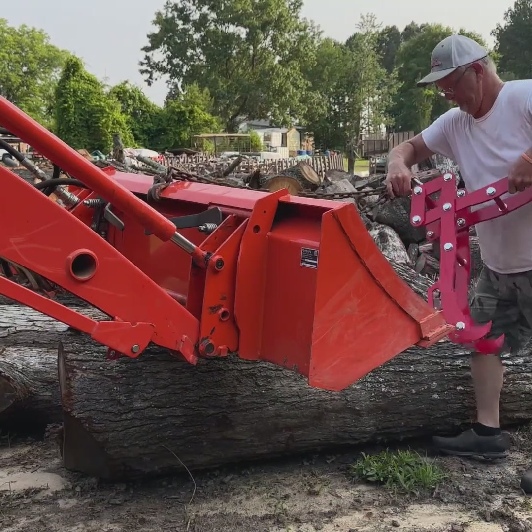 Garvee Heavy Duty Log Lifting Tongs: 28 inch 4 Claw Log Grapple for Logging Tongs,Eagle Claws Design with 3000 lbs , Lumber Skidding Logging Grabber