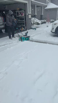 Garvee 20" Cordless Electric Snow Blower – 40V 4.0Ah Battery, Powerful Motor, 19.6FT Snow Throw Distance, Lightweight for Driveways & Patios