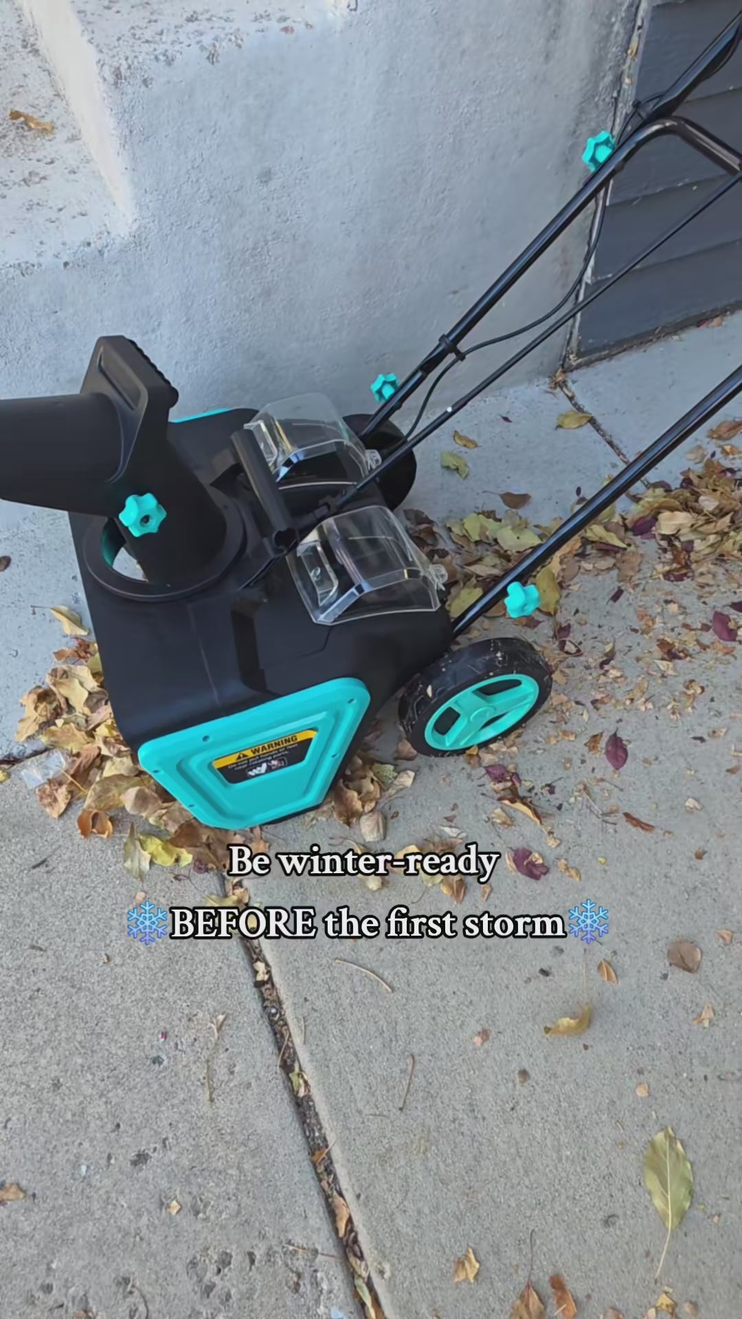 Garvee 20" Cordless Electric Snow Blower – 40V 4.0Ah Battery, Powerful Motor, 19.6FT Snow Throw Distance, Lightweight for Driveways & Patios