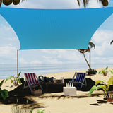 Garvee UV Block & Durable – Rectangle Sun Shade Sail Canopy for Outdoor Patio – Breathable Awning, Sun Protection for Backyard, Deck, Garden – 16x20 FT, Blue