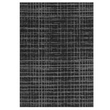 Garvee Area Rug – Modern Washable Low Pile Non-Slip Carpet, Mark Resistant Geometric Abstract Print, Soft Collapsible Throw Mat – Living Room, Bedroom, Nursery, Office – Black Tone, USA, 5x7ft (152x213cm) - Black Tone