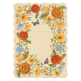 Garvee Modern Yellow Floral Area Rug 10x13ft - Large Washable, Ultra Soft Low-Pile Non-Slip Carpet - Mark Resistant, Collapsible - Farmhouse Accent for Living Room, Bedroom, Office - USA Spec, Yellow Tone, 10x13ft - Green Tone