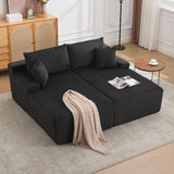 Garvee Oversized Lounge Chair Corduroy Sleeper Sofa Bed Ergonomic Support Soft Fabric No Assembly Living Room Bedroom