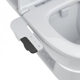 Garvee Ultra Slim Non-Electric Bidet Attachment for Toilet Seat - Dual Self-Cleaning Nozzles for Rear and Feminine Wash - Adjustable Water Pressure - Easy Installation - Brass Inlet - EB012 Three-Function Single Cooling Split Type (Knob firearm Gray) Main