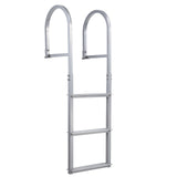 Garvee 500lbs Heavy-Duty Removable Aluminum Dock Ladder – 3-Step Non-Slip Marine Boarding – Quick-Release – Saltwater-Resistant – For Pontoon, Pool, Lake, Boat – Surface Spray Anti-Corrosion Powder, Detachable, Straight Ladder, Level 3, 500 lbs - 7