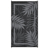Garvee Waterproof Reversible Outdoor Rug – Modern Plastic Straw Patio Carpet – UV Resistant, Easy to Clean, Durable for Garden, Deck, Porch, RV, Camping – 9x12ft Black-Gray – USA Spec - Gray-White