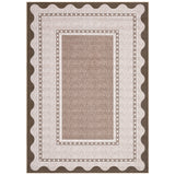 Garvee Modern Washable Area Rug – Large 10x13ft, Low Pile, Non-Slip, Spot Resistant Carpet for Living Room, Bedroom, Dining Room – Soft, Collapsible Floor Mat – Red-Brown, 10x13ft (305x396cm), USA Spec - Red-Brown