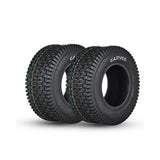Garvee Heavy Duty Turf Tire Set for Golf Cart & Lawn Mower - 16x6.50-8 4PR Tubeless, All-Terrain, Puncture Resistant, Durable Rubber, Replacement for Utility Vehicle, Without Hub - 20X10.00-8 4Pr