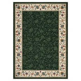 Garvee Ultra-Soft Non-Slip Vintage Floral Geometric Area Rug – 10x13ft Machine Washable Carpet, Low Pile, Large Collapsible Floor Mat for Living Room, Bedroom, Dining Room, Non-Shedding, Green, United States