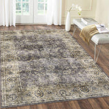 Garvee Washable Vintage Floral Area Rug – Soft, Non-Slip, Mark Resistant Carpet for Living Room, Bedroom, Dining Room – Boho Classic Home Decor, Large 8x10ft – Brown, United States
