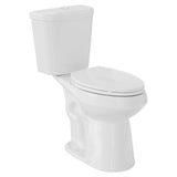 Garvee ADA Comfort Height Two-Piece Elongated Toilet, 21 in Seat Height, Dual Flush 0.79/1.27 GPF, Powerful Siphonic Flush, Top Dual Buttons, 12 in Rough-In, Soft-Close Seat, Cover Plate + Water Fittings - 3469S upgraded model siphonic flush, 21" height, - 3469S Upgraded Model Siphonic Flush, 21" Height, Top Dual-Button Flush, Elongated, With Cover Plate + Water Fittings