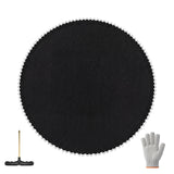 Garvee High-Strength Trampoline Replacement Mat - For 14ft Round Trampolines, 88 Rings, Fits 6.5-7'' Springs - Reliable Black Jumping Pad - Size: 14ft-88 rings, appropriate for 6.5-7'' springs - Black