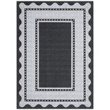 Garvee Modern Washable Area Rug – Large 10x13ft, Low Pile, Non-Slip, Spot Resistant Carpet for Living Room, Bedroom, Dining Room – Soft, Collapsible Mat – Black-Gray, 10x13ft (305x396cm), USA Spec - Red-Brown