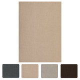 Garvee Washable Woven Area Rug - Non-Slip, Low Pile, Solid Neutral Carpet - Mark Resistant, Soft Minimalist Mat for Living Room, Bedroom, Kitchen, Nursery - Collapsible, Easy Care - Beige, 6x9ft (183x274cm) - USA