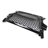 Garvee Sport Honeycomb Front Grille for Audi Q5 2008-2012 SUV - Gloss Black GV-21 Style - Durable ABS Mesh Radiator Guard - Easy Plug & Play Installation - Bright Black