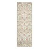 Garvee Vintage Floral Runner Rug, Washable Low-Pile Non-Slip with TPR Rubber Backing, Soft Boho Kitchen Hallway Entryway Rug - 2x6 ft (61x183 cm), Rice Powder, USA - Beige & Pink