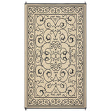 Garvee Reversible Waterproof Outdoor Rug – Large 9x18ft Plastic Straw Carpet – UV Resistant, Easy Clean, Portable – Perfect for Patio, Garden, Camping, RV, Porch, Backyard, Picnic – Black Coffee, USA