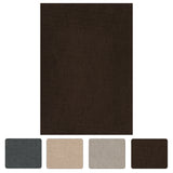 Garvee Washable Sturdy Reddish-Brown Area Rug – Modern Low Pile Non-Slip Carpet for Living Room, Bedroom, Office – Minimalist Neutral Farmhouse Decor – Pet-Friendly – 8x10ft (244x305cm), USA Spec - Reddish-Brown