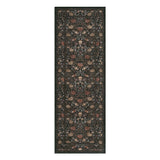Garvee Vintage Floral Runner Rug, Washable Low-Pile Non-Slip with TPR Rubber Backing, Soft Boho Kitchen Hallway Entryway Rug - 2x6 ft (61x183 cm), Brown, USA - Brown
