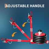 Garvee 6 Ton Pneumatic Inflatable Safety Bag Jack - Heavy Duty Triple Bag for Vehicle Lifting - 13,228 lbs Capacity - 6.7"-23" Lift Height - Fast 5s Operation - Adjustable Long Handle - Ideal for Cars, SUVs, Off-Road, Garage & Workshop - Red