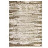 Garvee Modern Abstract Washable Area Rug 10x13 - Low Pile, Soft Non-Slip, Non-Shedding Carpet - Spot Resistant, Collapsible Floor Cover for Living Room, Bedroom, Office - Camel Tone, USA