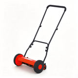 Garvee Eco-Friendly Quiet Push Reel Lawn Mower – 16" 5-Blade Manual Grass Cutter – Adjustable Height, Lightweight, Compact, Easy Assembly – Great for Small to Medium Yards – Red | 16 inches - Color code: China Red - Red | 16 Inches - Color Code: China Red