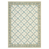 Garvee Washable 8x10 Area Rug for Living Room, Bedroom, Dining Room or Nursery - Modern Geometric Floral Low Pile Carpet - Ultra-Soft, Non-Slip, Mark Resistant, Collapsible Floor Mat - Green Rice, Size: 8x10ft (244x305cm) - Black
