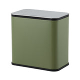 Garvee Odor-Control Hanging Kitchen Compost Bin, 1.3 Gallon/5L Stainless Steel Garbage Can - Sealed Lid - Removable Inner Bucket - Charcoal Filter - Wall Mounted/Cabinet Door/Under basin - Color: Green - Green