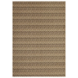 Garvee Washable Modern Boho Area Rug - Low Pile, Non-Slip, Soft & mark Resistant Carpet - Geometric Braided Print for Living Room, Bedroom, Dining Room - Brown Tone, 8x10ft, USA - Brown Tone