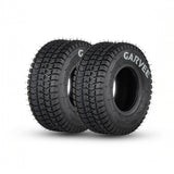 Garvee Heavy Duty Turf Tire Set for Golf Cart & Lawn Mower - 9x3.50-4 2PR Tubeless, All-Terrain, Puncture Resistant, Durable Rubber, Replacement for Utility Vehicle, Without Hub - 20X10.00-8 4Pr