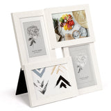 Garvee 12-Pack 4x6 Multi Photo Frames Set – Collage Wall Decor with Glass Front – Family & Wedding Display – Single Picture Frame – White Color - Black
