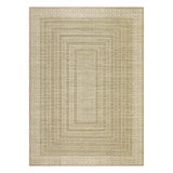 Garvee Soft Washable Area Rug 8x10ft – Modern Geometric, Low Pile, Non-Slip, Mark Resistant Carpet for Living Room, Bedroom, Dining Room – Neutral Accent, Durable, Camel – Size: 8x10ft (244x305cm)