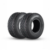 Garvee Heavy Duty Turf Tire Set for Golf Cart & Lawn Mower - 13x5.00-6 4PR Tubeless, All-Terrain, Puncture Resistant, Durable Rubber, Replacement for Utility Vehicle, Without Hub - 20X10.00-8 4Pr