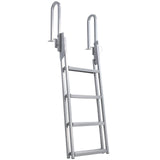 Garvee Heavy Duty Reverse-Up Tailgate Ladder – 4-Step Aluminum, 350lbs Capacity, Anti-Corrosion Coating, Non-Slip Wide Treads, Removable for Trucks, Boats, Pools, Docks – Surface Spray Powder, Reverse-up, 350 lbs, Level 4