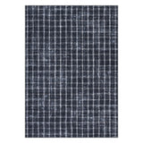 Garvee Modern Checkered Area Rug - Washable, Non-Slip, Low Pile, Ultra-Soft Faux Wool, Mark-Resistant Carpet Mat for Living Room, Bedroom, Nursery, Kitchen - Blue, 5x7ft (152x213cm) - Green