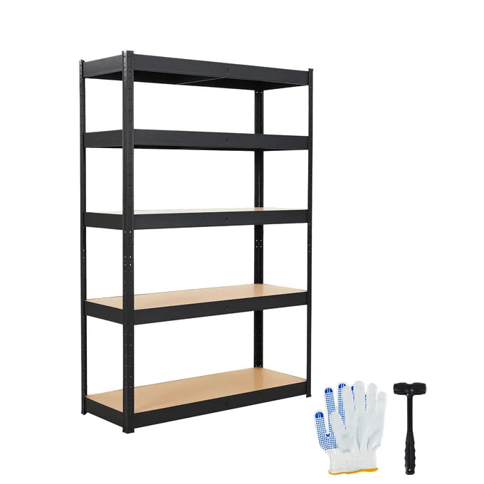 Garvee 5-Tier Heavy Duty Garage Shelving Units, 2000 LBS Capacity Adjustable Storage Shelves Metal Utility Rack With MDF Boards For Kitchen, Basement, Warehouse, 36 L × 18 D × 72 H Inch