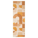 Garvee Boho Geometric Runner Rug - Modern Abstract Low Pile, Washable Non-Slip Carpet - Soft Accent Throw for Hallway, Kitchen, Bedroom, Entryway - 2x6ft, Pink, USA Spec - Pink