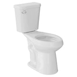 Garvee ADA Compliant Two-Piece Commercial Toilet – 21" Comfort Height, Elongated Bowl, 1.28 GPF Side Single Flush, Space-Saving, Durable Ceramic, 12" Rough-In, No Cover Plate, Includes Water Parts – 3469D upgraded model siphon, 21" height, single - 3469D Upgraded Model Siphon, 21" Height, Single Side-Button Flush, Elongated, Without Cover Plate, Includes Water Parts