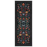 Garvee Vintage Floral Runner Rug – Soft Washable Low Pile Carpet, Non-Slip, mark Resistant, Ideal for Hallway, Kitchen, Bathroom, Bedroom, Dorm – Black, 2x6ft, USA Stock - Black