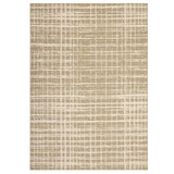 Garvee Washable Area Rug – Modern Abstract Geometric Low Pile Carpet, Large Soft Non-Slip Collapsible Accent Mat, Mark Resistant – Bedroom, Living Room, Dining Room, Nursery, Office – Boho Braided Print – Camel Tone, USA, 9x12ft (274x366cm) - Black Tone