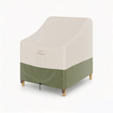 Garvee 600D Waterproof Patio Chair Cover, Heavy-Duty Outdoor Furniture Protector for Adirondack/Rocking/Swivel Wicker Chairs - 32W x 35D x 36H - Light Color + Grass Green (600D Oxford Fabric PVC Waterproof)