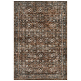 Garvee Vintage Distressed Area Rug - Washable, Non-Slip, Mark Resistant, Low Pile, Soft Collapsible Carpet for Living Room, Bedroom, Nursery - Red, 9x12ft (274x366cm), USA Stock - Green
