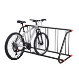 Garvee Large Commercial Bike Rack, Grid Bike Rack In Ground, Freestanding Bicycle Floor Parking Stand for Garages, Streets, Bike Events, Grey, Multiple Sizes - Black