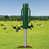 Garvee 37 LBS T Post Pounder Heavy Duty Post Driver With Handles For Fence Post Installation, Versatile Use, Steel, Red Color - Green