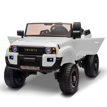 Garvee Toyota Licensed 24V Kids Ride-On Car 2-Seater Electric Off-Road Truck with Remote Control Bluetooth Music LED Lights Working Shovel
